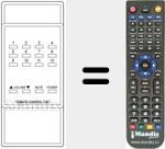 Replacement remote control for REMOTE CONTROL UNIT 12P