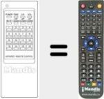 Replacement remote control for 92022296802