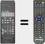 Replacement remote control for CR 169