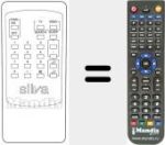 Replacement remote control for CTV 1444 RC
