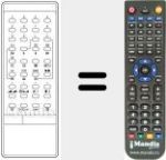 Replacement remote control for INFRARED 2030S