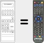 Replacement remote control for LME STEREO