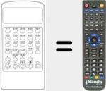 Replacement remote control for MULTIMAT 832