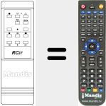 Ersatzfernbedienung für RC 37