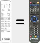 Replacement remote control for RCT 3002