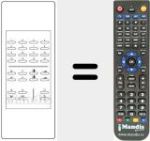 Replacement remote control for REM-30 N