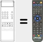 Replacement remote control for S 93 MD