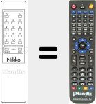 Replacement remote control for SAT 16 TASTI