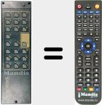 Ersatzfernbedienung für SAT BOX TZ-ER 200
