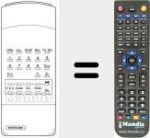 Replacement remote control for TT 17