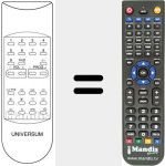 Ersatzfernbedienung für UNIVERSUM