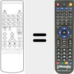 Replacement remote control for YK-3