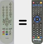 Replacement remote control for R-48A01