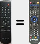 Ersatzfernbedienung für RCN641