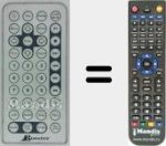 Replacement remote control for REMCON1437