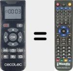 Replacement remote control for REMCON1870