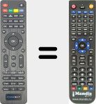 Replacement remote control for REMCON2110