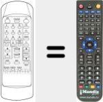 Replacement remote control for REMCON865