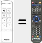 Replacement remote control for REMCON1139