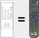 Replacement remote control for REMCON121