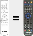 Replacement remote control for REMCON583