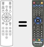 Ersatzfernbedienung für REMOTE26