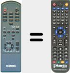 Replacement remote control for REMCON992