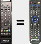 Replacement remote control for AMI001