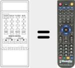 Replacement remote control for REMCON133