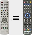 Replacement remote control for REMCON917