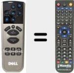 Replacement remote control for TSFM-IR01