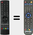 Replacement remote control for EM7285
