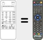 Replacement remote control for REMCON778