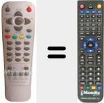 Ersatzfernbedienung für REMCON641