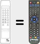 Replacement remote control for RC1420