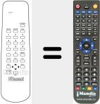 Replacement remote control for RC4280