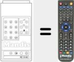 Ersatzfernbedienung für RC5140