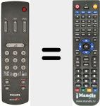 Replacement remote control for RC8610 01