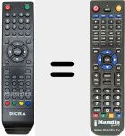 Replacement remote control for REMCON1257