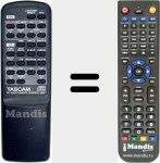 Replacement remote control for RC-A500