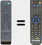 Replacement remote control for REMCON038