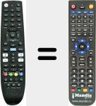 Replacement remote control for Anaconda HD