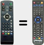 Replacement remote control for REMCON595