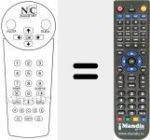 Ersatzfernbedienung für RC8237 00