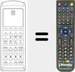 Replacement remote control for RC 45