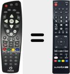 Replacement remote control for NOVA001