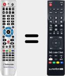 Ersatzfernbedienung für TM 5000 HD SERIES
