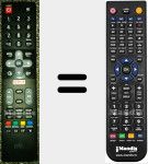 Replacement remote control for ODL55650U-TIB