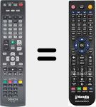 Replacement remote control for RC-1193 (30701016200AD)