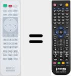 Replacement remote control for RCV012 (5JJ9M06001)